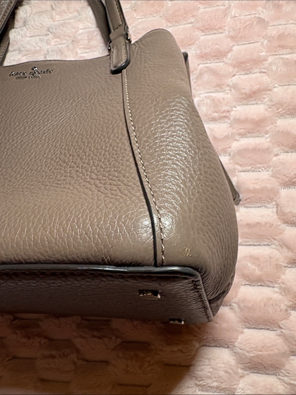 Kate Spade ♠️ Pebbled Leather Satchel - Picture 3 of 16